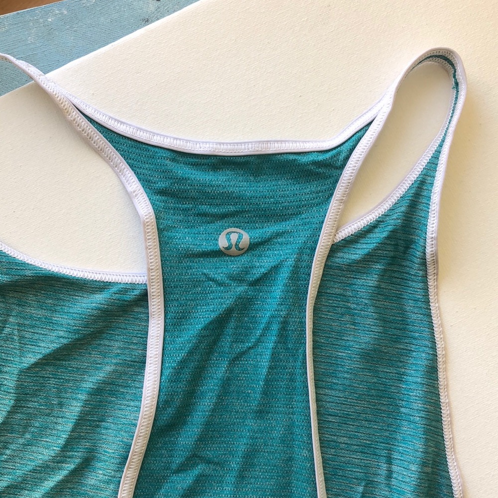 Lululemon Aqua Marine Tank Top Size Large